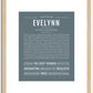 Evelynn | Name Art Print