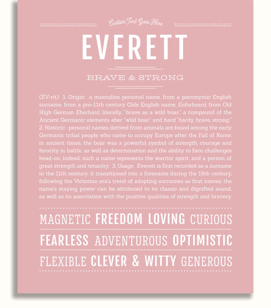 Frame Options | Dusty Rose | No Frame