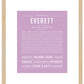 Frame Options | Lilac | Maple Frame, Matted