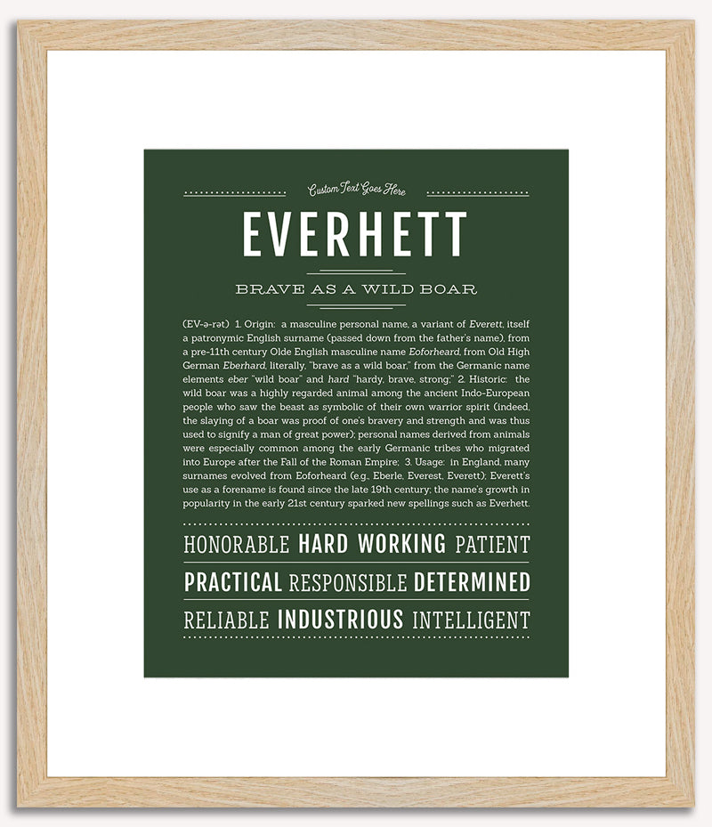 Everhett | Name Art Print