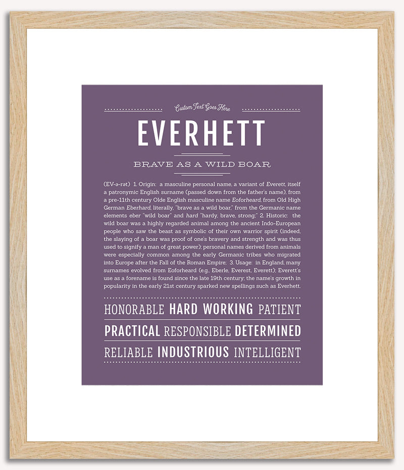 Everhett | Name Art Print