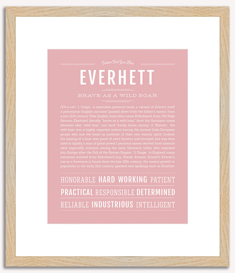 Everhett | Name Art Print