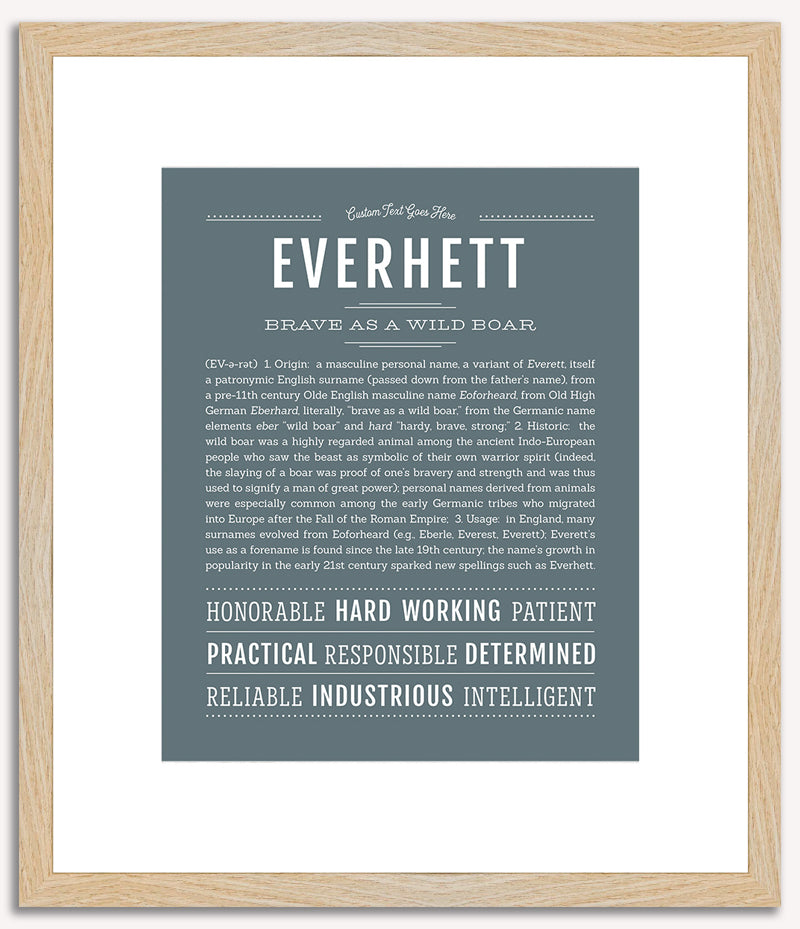 Everhett | Name Art Print