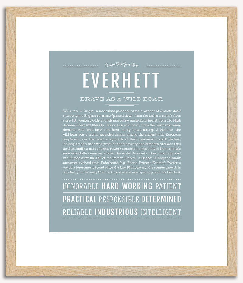 Everhett | Name Art Print