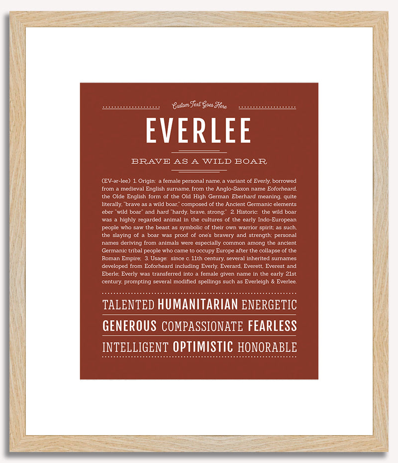 Everlee | Name Art Print