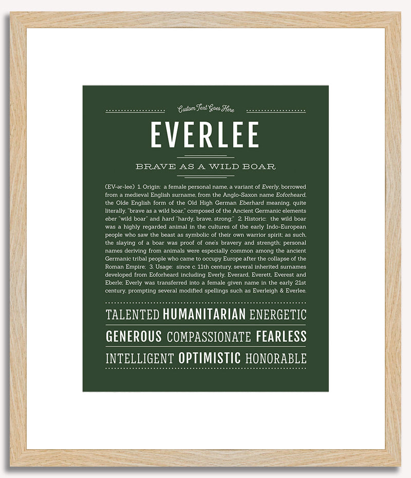 Everlee | Name Art Print