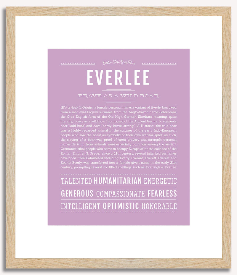 Everlee | Name Art Print