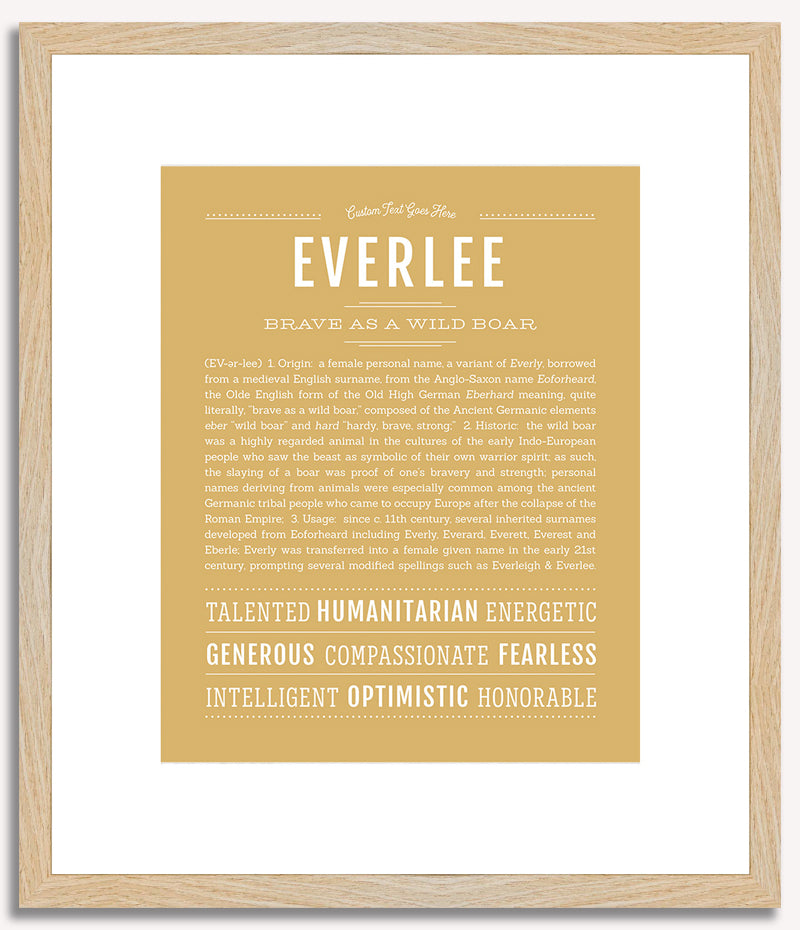 Everlee | Name Art Print