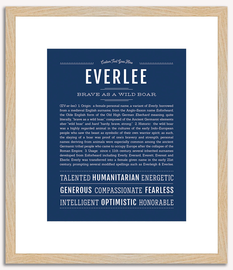 Everlee | Name Art Print