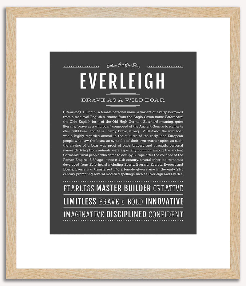 Everleigh | Name Art Print