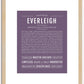 Everleigh | Name Art Print