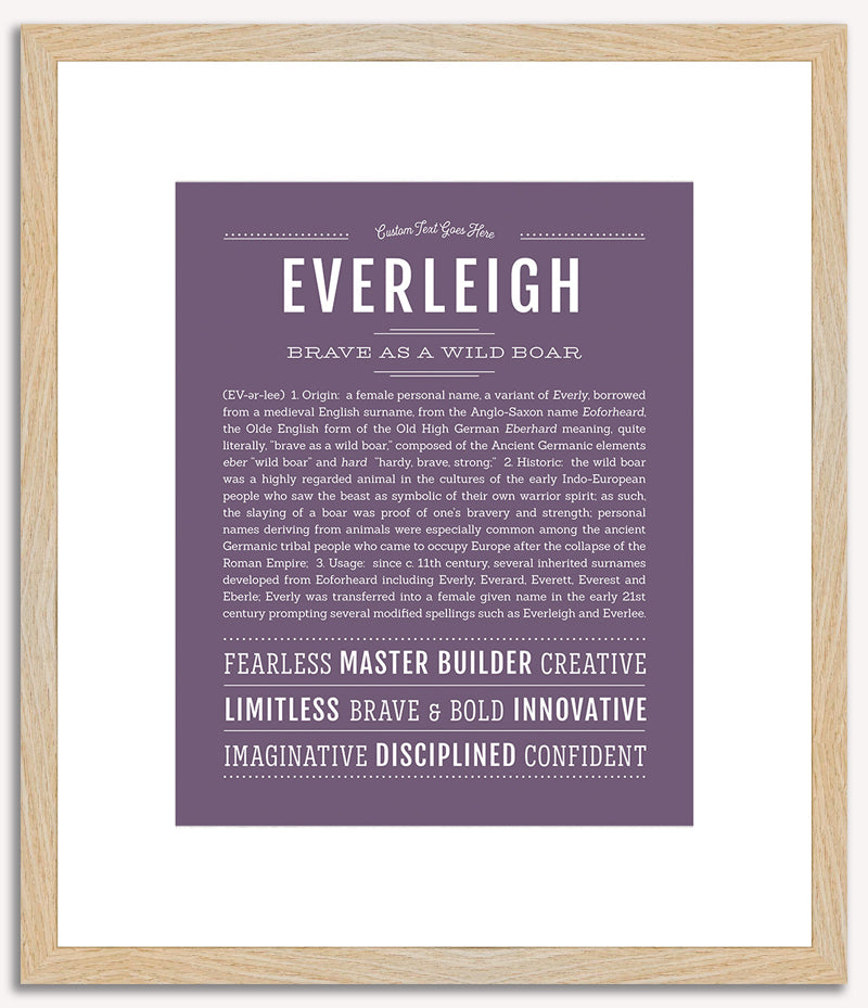 Everleigh | Name Art Print