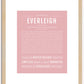 Everleigh | Name Art Print