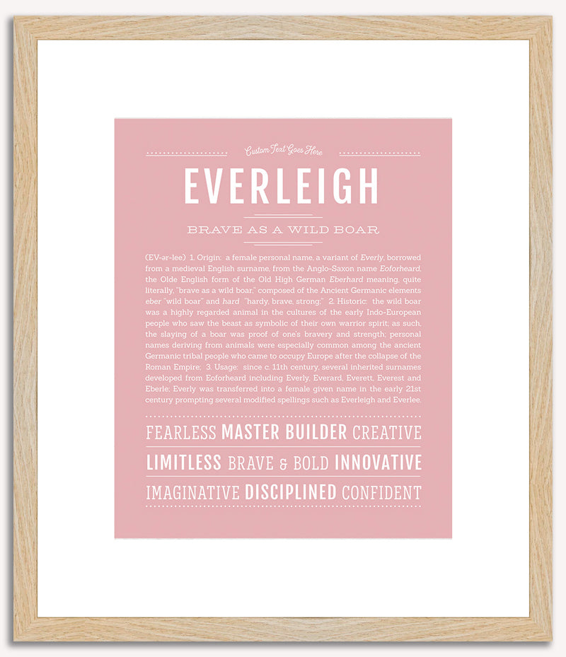 Everleigh | Name Art Print