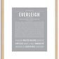 Everleigh | Name Art Print