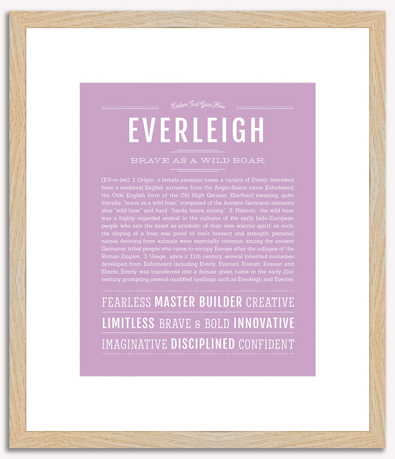 Everleigh | Name Art Print