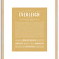 Everleigh | Name Art Print