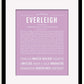 Frame Options | Lilac | Black Frame, Matted