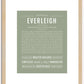 Everleigh | Name Art Print