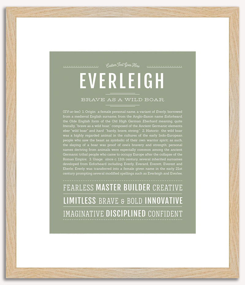 Everleigh | Name Art Print