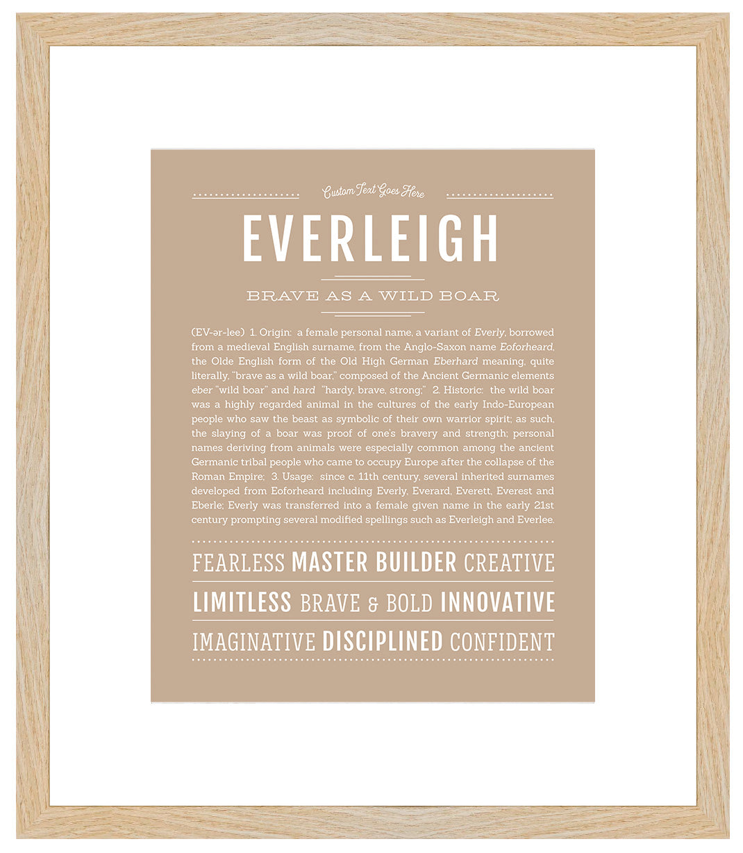 Everleigh | Name Art Print