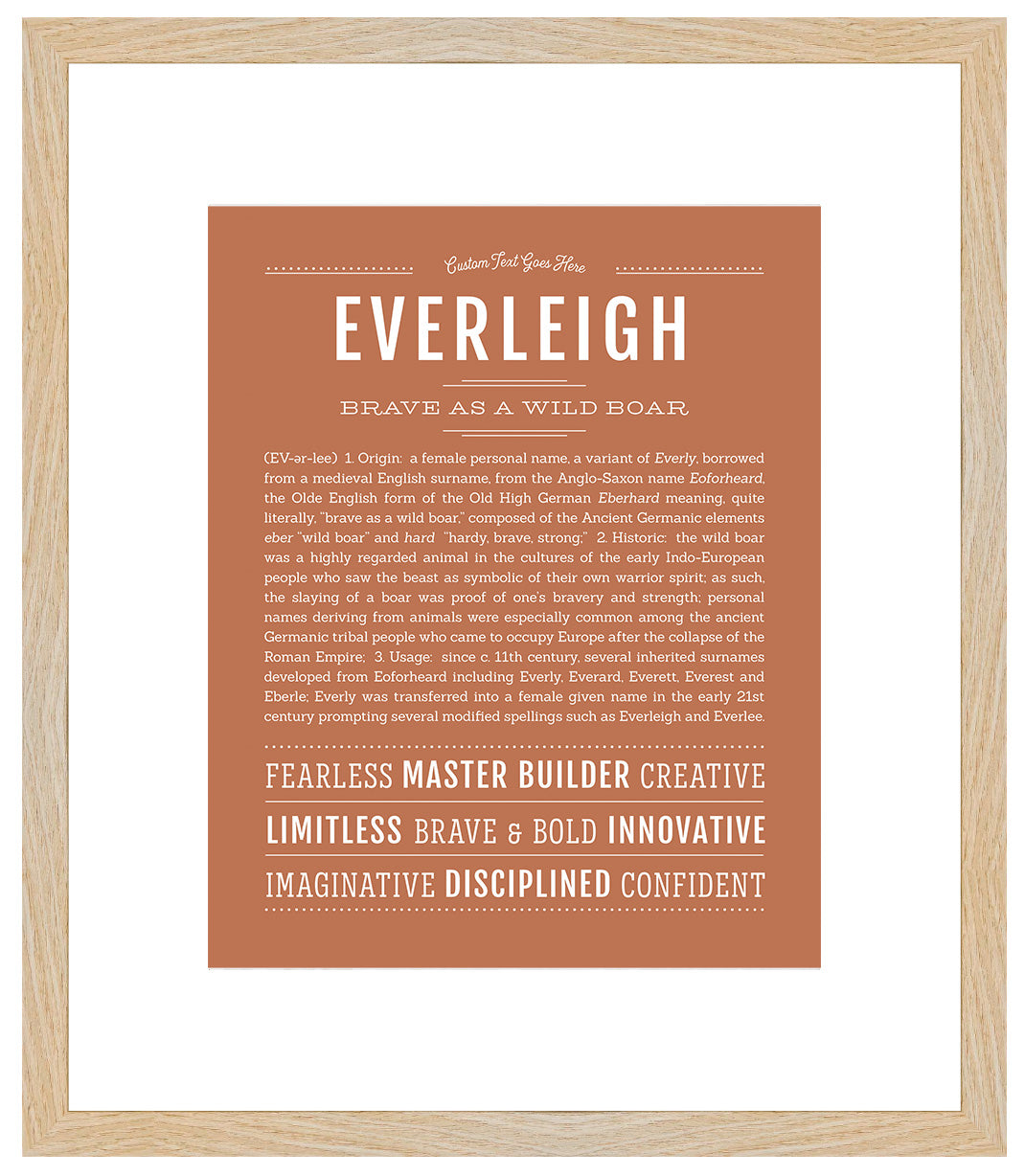 Everleigh | Name Art Print