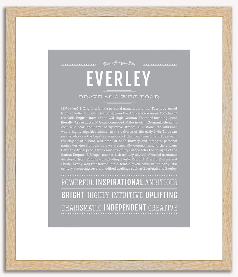 Everley | Name Art Print