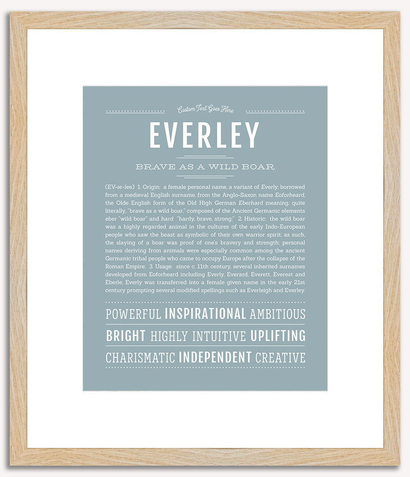 Everley | Name Art Print