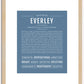 Everley | Name Art Print