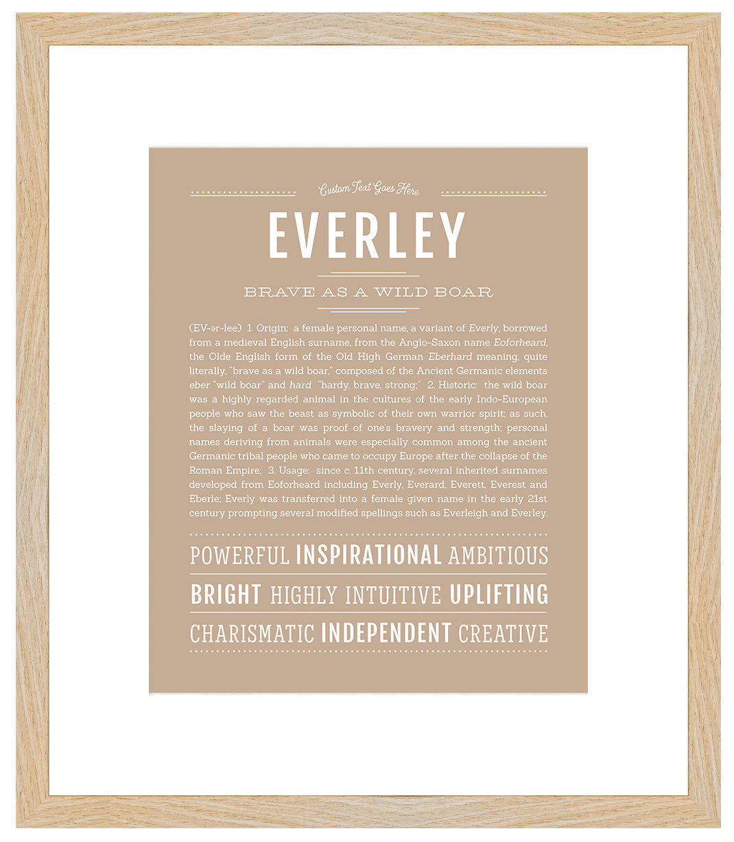 Everley | Name Art Print