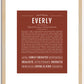 Everly | Name Art Print