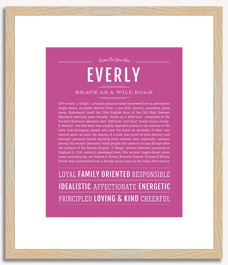 Everly | Name Art Print