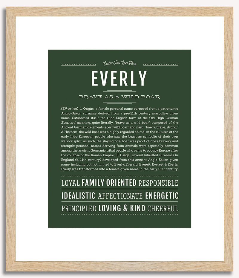 Everly | Name Art Print