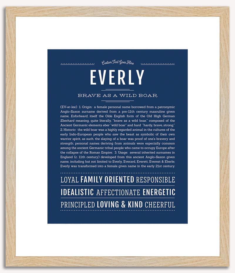 Everly | Name Art Print