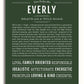 Everly | Name Art Print – Name Stories