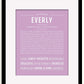 Frame Options | Lilac | Black Frame, Matted