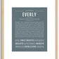 Everly | Name Art Print