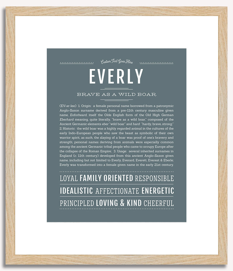 Everly | Name Art Print