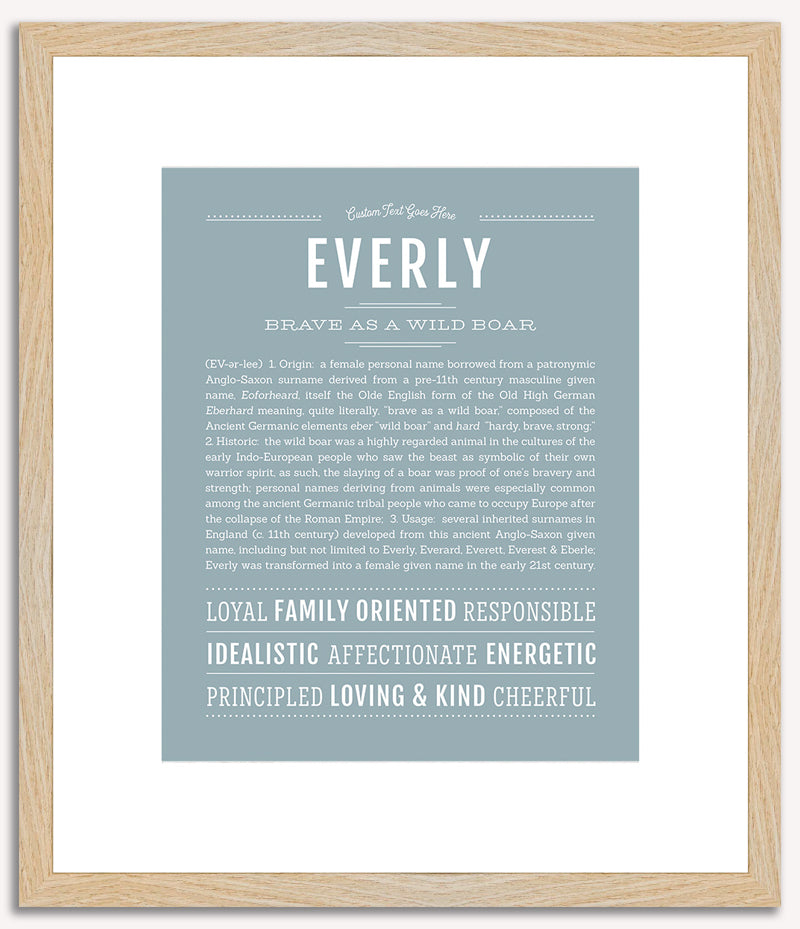 Everly | Name Art Print