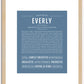 Everly | Name Art Print