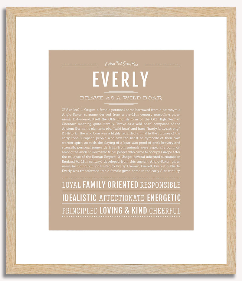 Everly | Name Art Print