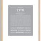 Evyn | Name Art Print