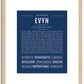 Evyn | Name Art Print