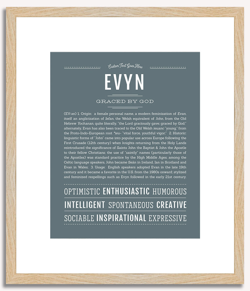 Evyn | Name Art Print