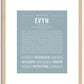 Evyn | Name Art Print