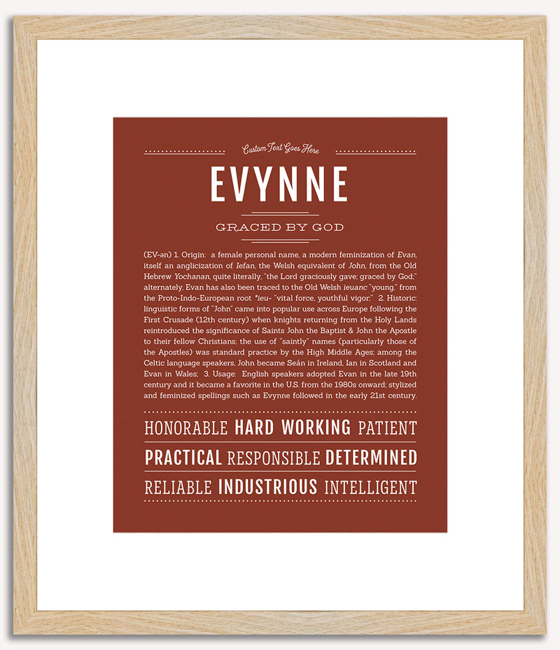 Evynne | Name Art Print