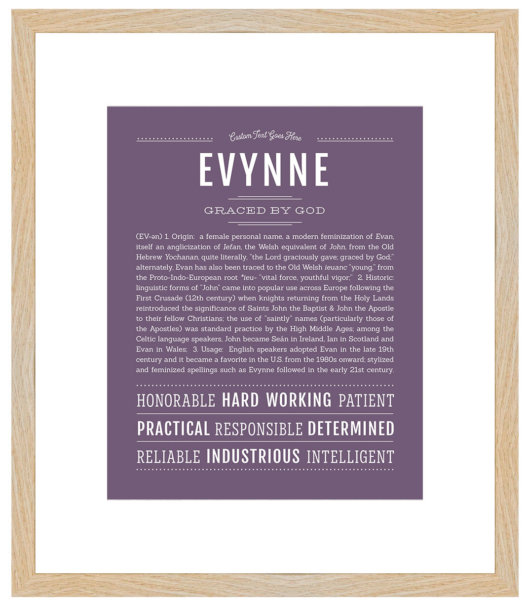 Evynne | Name Art Print