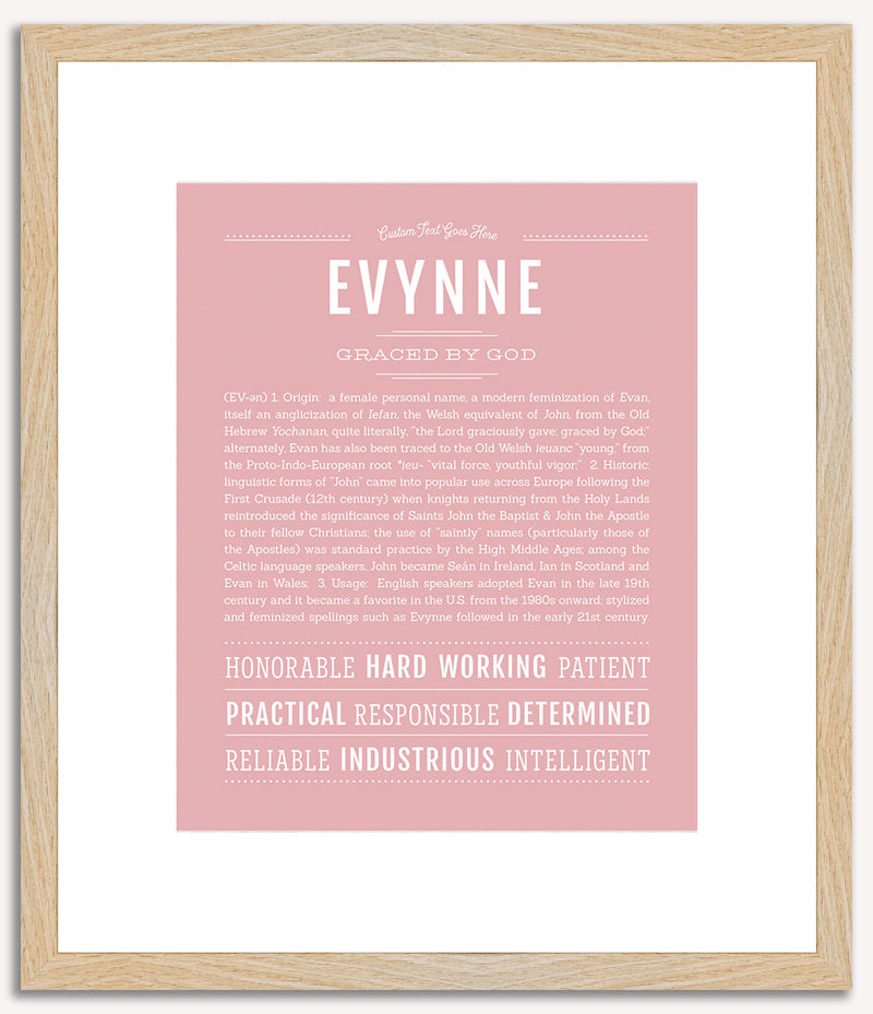 Evynne | Name Art Print