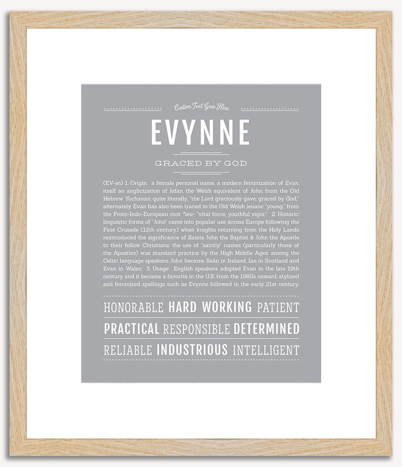 Evynne | Name Art Print