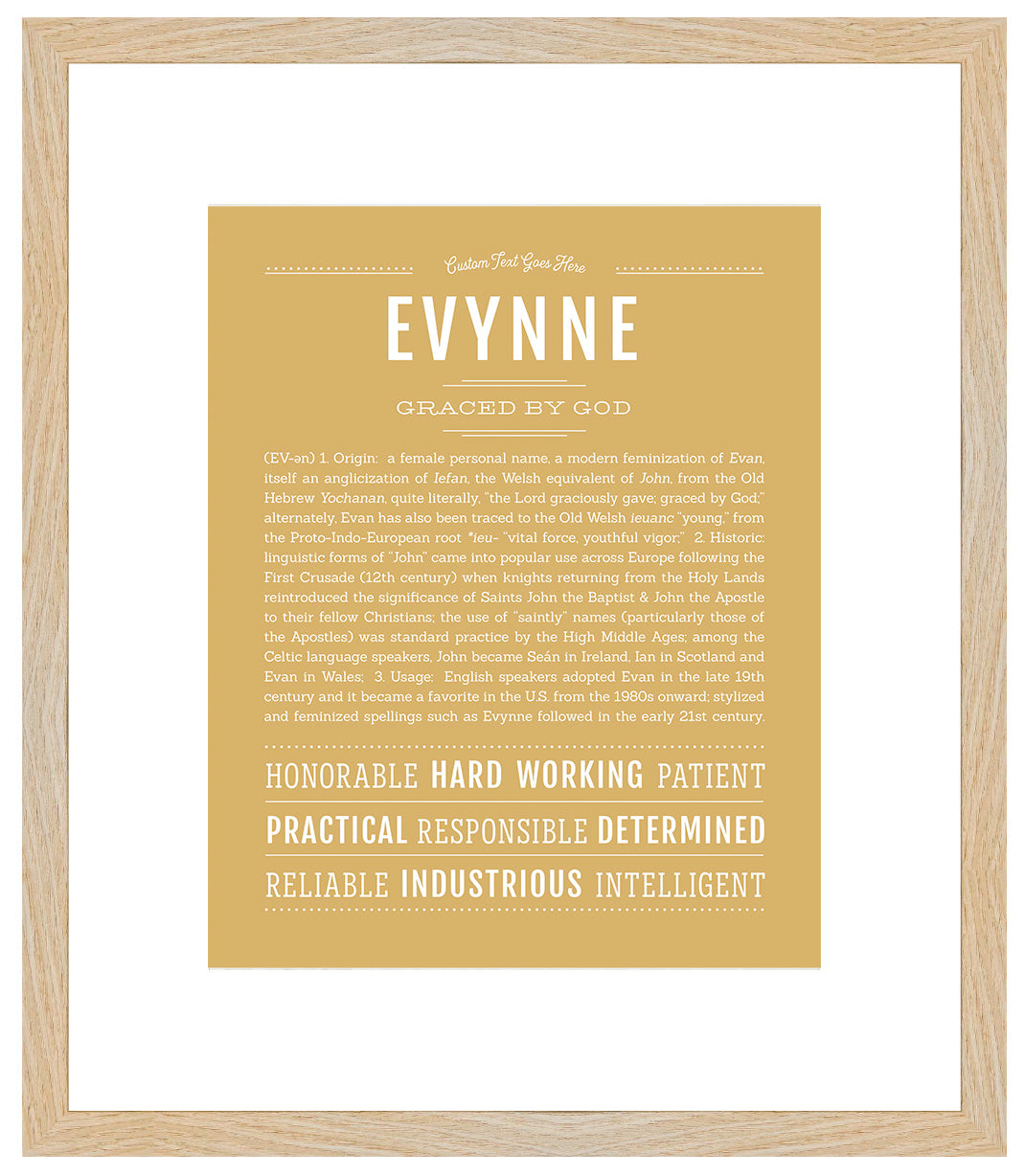 Evynne | Name Art Print